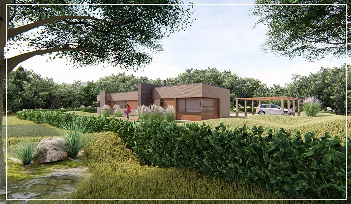 Casas en 3D logo-VALO